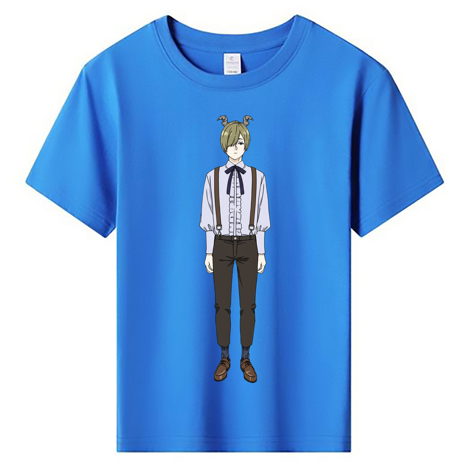 （画像用） 葬送のフリーレン Frieren 綿100％キッズTシャツ（フロントプリント）